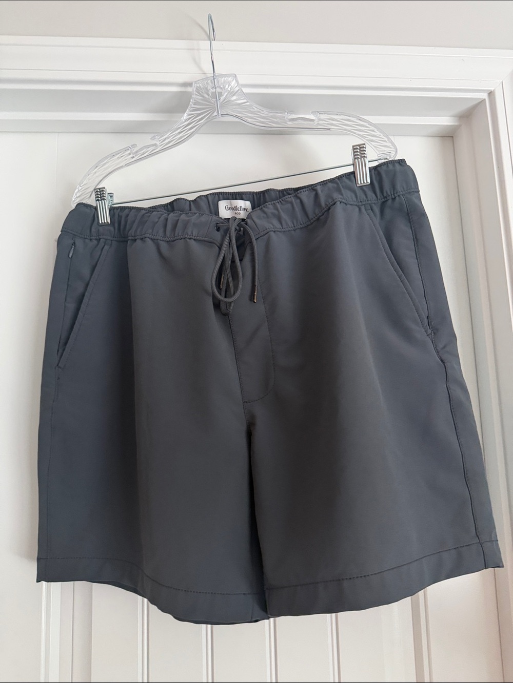 Goodfellow & Co Gray Drawstring Hybrid Shorts